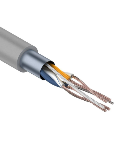F/UTP, CAT 5e, PVC, 2PR, 24AWG, INDOOR, STRANDED, серый, 305м, REXANT (01-0125). Кабель «витая пара» (LAN) для структурированных систем связи. Rexant в Уфе