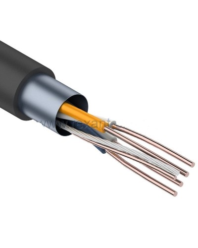 F/UTP, CAT 5e, PE, 2PR, 24AWG, OUTDOOR, SOLID, черный, 305м, REXANT (01-0124). Кабель «витая пара» (LAN) для структурированных систем связи. Rexant в Уфе