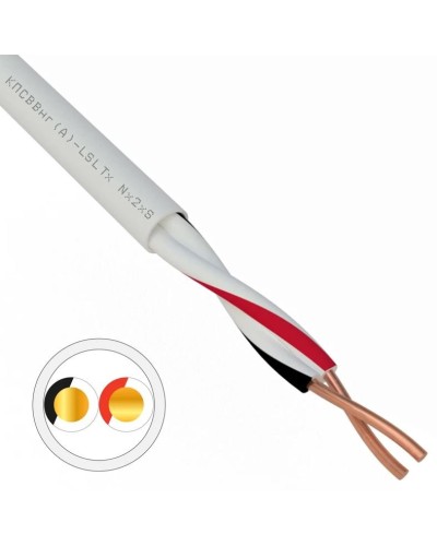 КПСВВнг(А)-LSLTx 1х2х0,5 REXANT (01-4870). Кабель для систем передачи данных пониженной пожароопасности c низким дымо- и газовыделением, с низкой токсичностью продуктов горения. Rexant в Уфе