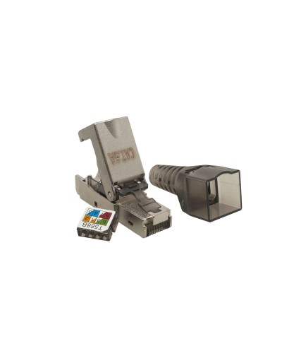 Коннектор 8P8C STP 6A (RJ-45) безынструментальный (10-0240). Разъем RJ-45. SUPRLAN в Уфе