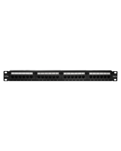 Патч-панель 19", 24хRJ-45, UTP, Cat.5e, 1U (10-0403): Патч-панель 19'' в Уфе