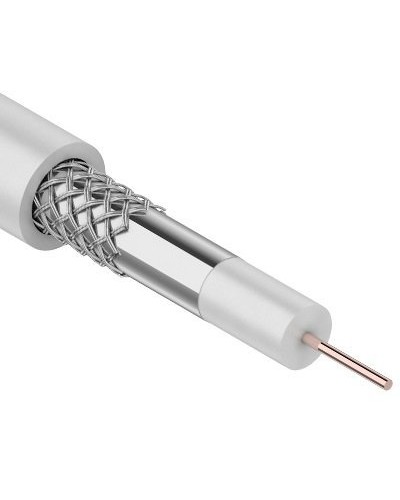 RG-6, CCS 1,00(15%) Al 32х0,12 In PVC. Кабель коаксиальный омедненный. SUPRLAN в Уфе