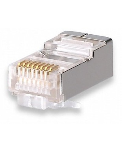 Коннекторы 8P8C FTP Cat.5e 3U (RJ-45) (100шт) (10-0201). Разъем RJ-45. SUPRLAN в Уфе