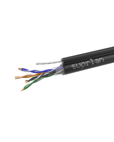 UTP Cat.5e 4x2xAWG24 Cu PE Outdoor T-FG8 (трос) Standard (01-0322-1). Кабель «витая пара» (LAN) для структурированных систем связи. SUPRLAN в Уфе