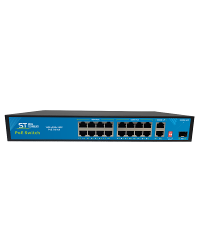 ST-S165POE PRO (версия 2). Сетевой PoE коммутатор. Space Technology в Уфе