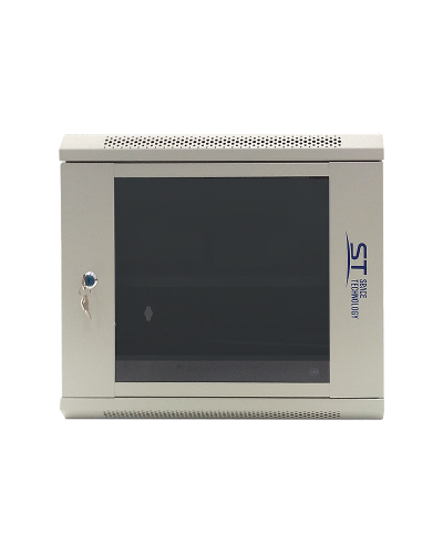 ST-NC9U600 (серый) С ПОЛКОЙ. Шкаф телекоммуникационный 19 настенный 9U. Space Technology в Уфе