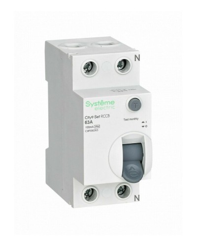 City9 Set 63А 2P 100мА AC 230В (C9R56263). Выключатель дифференциального тока. Systeme Electric в Уфе