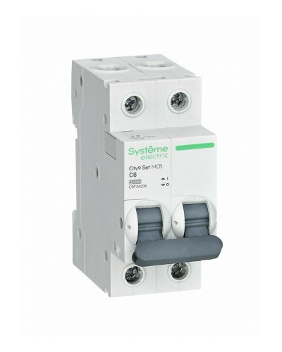 City9 Set 2P 6А 4.5kA С (C9F34206). Автоматический выключатель. Systeme Electric в Уфе