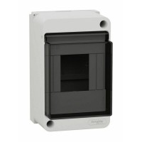 City9 Box 4 модуля навесной с прозрачной дверцей (EZ9EAB104). Щиток модульный. Systeme Electric