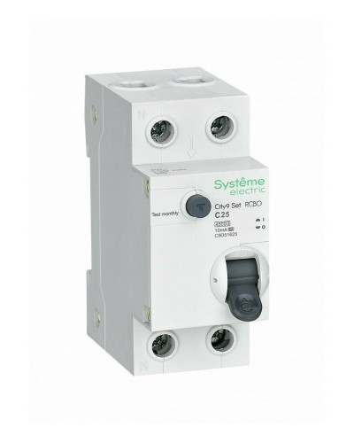 City9 Set 1P+N С 25А 4.5kA 10мА A 230В (C9D51625). Автоматический выключатель дифференциального тока. Systeme Electric в Уфе