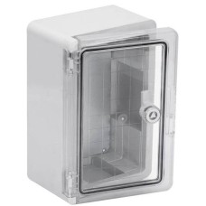 ЩМП-0-1, прозрачная крышка, ABS, IP65, 300x200x130. Бокс пластиковый антивандальный. TDM ЕLECTRIC