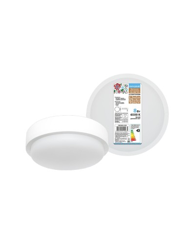 ДПП 3901 8Вт 6500К IP65 белый круг (SQ0366-0148). Светодиодный светильник LED. TDM ЕLECTRIC в Уфе