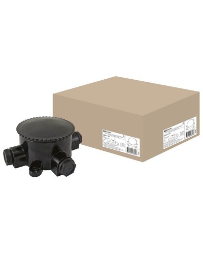 КЭМ 2-660-3 ОП D95мм IP65, 3-х рожковая (карболит) TDM (SQ1401-1101). Коробка электромонтажная. TDM ЕLECTRIC в Уфе