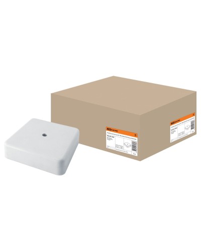 Коробка КР 100х100х29 ОП белая, IP40 (SQ1401-0207). Распаячная коробка. TDM ЕLECTRIC в Уфе