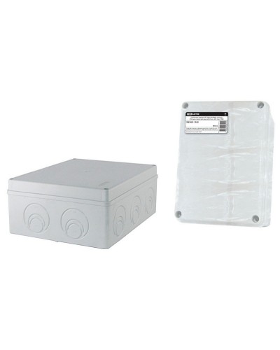 Коробка ОП 240х195х90мм, крышка, IP55, кабельные вводы d28-3шт, d37-2шт (SQ1401-1272). Распаячная коробка. TDM ЕLECTRIC в Уфе
