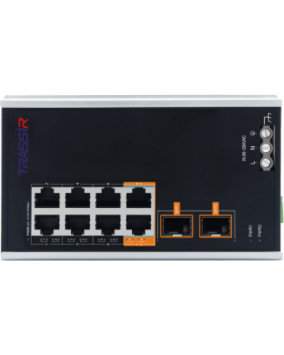 TR-NS15102S-130-8POE. Коммутатор с PoE. Trassir в Уфе