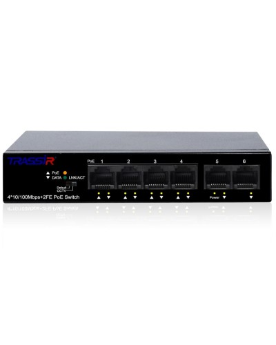 TR-NS1106-60-4POE. Коммутатор с PoE. Trassir в Уфе