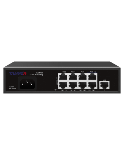 TR-NS1109-120-8PoE. Коммутатор с PoE. Trassir в Уфе