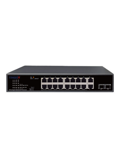 TR-NS14202S-185-16POE. Коммутатор с PoE. Trassir в Уфе