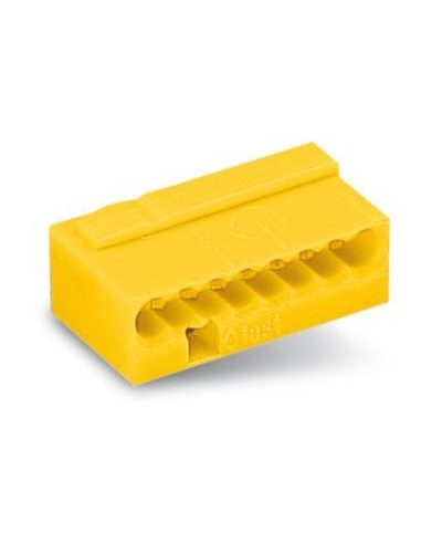 WAGO 243-508 Клемма MICRO 8-проводная желтая. Клемма для распределительных коробок. WAGO в Уфе