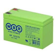 WBR GP1272 F2 (12V28W). Аккумулятор герметичный свинцово-кислотный. WBR