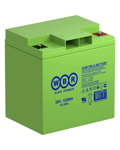 WBR GPL12280H. Аккумулятор герметичный свинцово-кислотный. WBR в Уфе