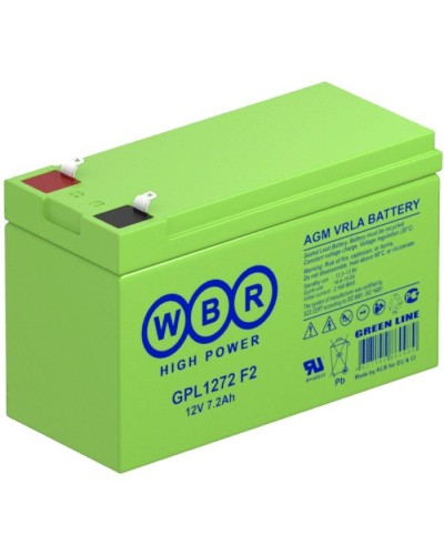 WBR GPL1272 F2. Аккумулятор герметичный свинцово-кислотный. WBR в Уфе