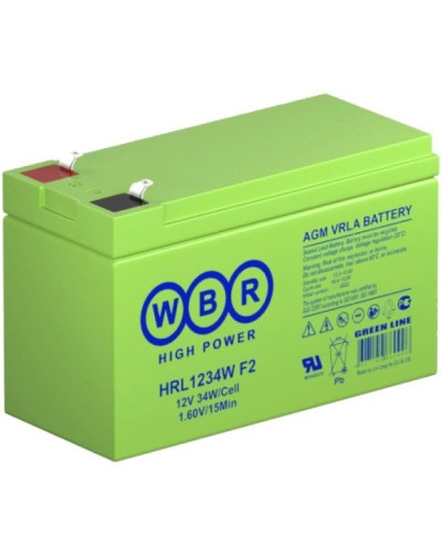 WBR HRL1234W F2. Аккумулятор герметичный свинцово-кислотный. WBR в Уфе
