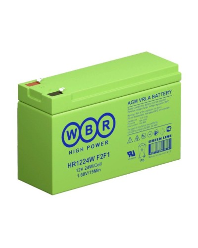 WBR HR1224W F2F1. Аккумулятор герметичный свинцово-кислотный. WBR в Уфе