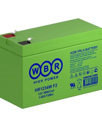 WBR HR1234W F2. Аккумулятор герметичный свинцово-кислотный. WBR в Уфе
