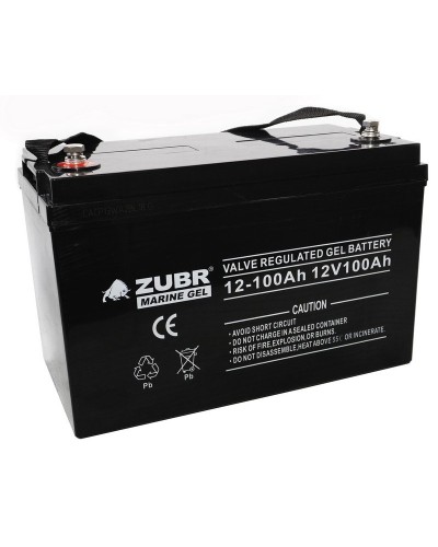 ZUBR MARINE GEL NPG 12-100 (12V, 100Ah). Аккумулятор герметичный свинцово-кислотный. ZUBR в Уфе
