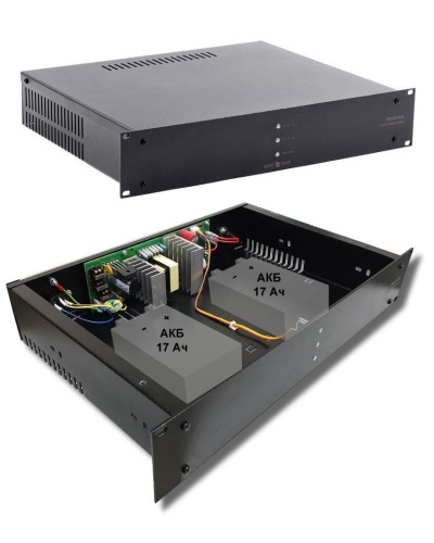 СКАТ-1200И7 RACK (СКАТ ИБП-12/5-2x17-RACK) (2142). Источник вторичного электропитания резервированный. Бастион в Уфе