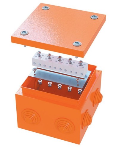 Коробка FS 150х150х80 4P (FSB31404). Коробка ответвительная огнестойкая стальная. ДКС в Уфе