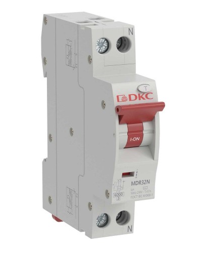 YON max MDR, 1P+N, 10mA, 25A, 6kA, А (MDR32N-1N1C25-A). Компактный автоматический выключатель дифференциального тока. ДКС в Уфе