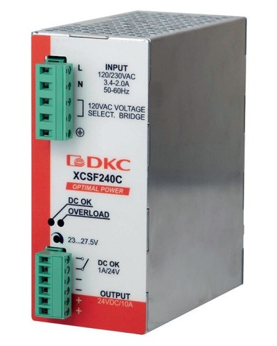 Источник питания однофазный, 240Вт, 5А, 48В (XCSF240DP). Источник питания OPTIMAL POWER однофазный, с ORing диодом. ДКС в Уфе