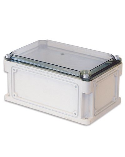 Корпус RAM box 400х200х146, высота крышки 21 мм, IP67 (542211). Корпус с фланцами и прозрачной крышкой, без монтажной платы. ДКС в Уфе