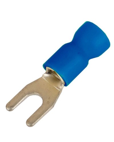 Наконечник вилочный НВИ 1,5-2,5 М3,5 (D3,7мм) (100 шт) (2B135P-EE-PVC). Наконечник вилочный с изолированным фланцем ПВХ. ДКС в Уфе