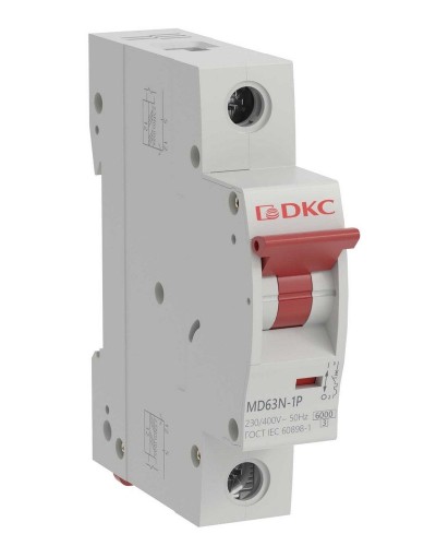 YON max MD63N 1P 20А 6кА C (MD63N-1PC20). Автоматический выключатель. ДКС в Уфе