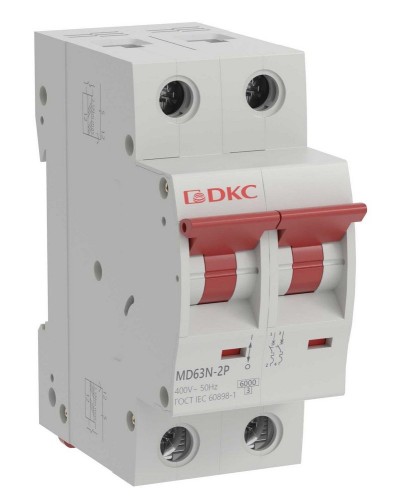 YON max MD63N 2P 63А 6кА C (MD63N-2PC63). Автоматический выключатель. ДКС в Уфе