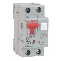 АВДТ YON MDR63 C20 2P 100mA (MDR63-23C20-A). Автоматический выключатель дифференциального тока. ДКС
