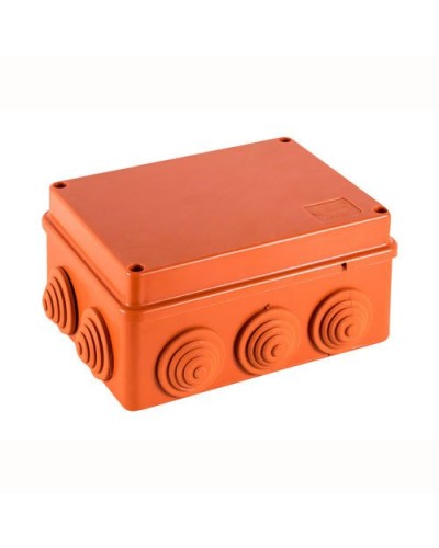 Коробка JBS150 150х110х70, 10 вых., 10P (0,15...2,5мм²) (43089HF). Коробка монтажная, огнестойкая, без галогена. Экопласт в Уфе