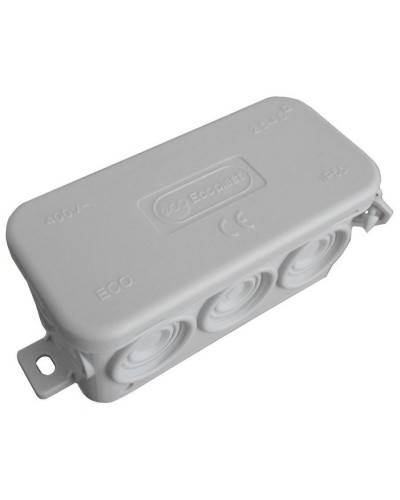 Коробка JBL090 90х42х40, 10 вых., IP55, белая (44055W-1). Коробка монтажная. Экопласт в Уфе
