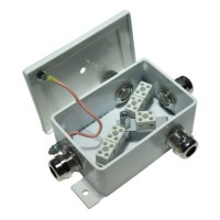 КМ-О (10к)-IP66-d четыре ввода: Коробка монтажная огнестойкая