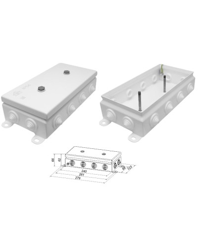 КМ IP55-1224. Коробка монтажная электротехническая. Гефест в Уфе
