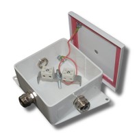 КМ-О (4к*6,0)-IP66-120х120, пять вводов: Коробка монтажная огнестойкая