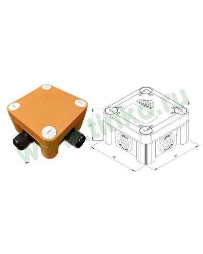 КМ-О-1010(П)(8к)-IP66(П6-12): Коробка монтажная огнестойкая в Уфе