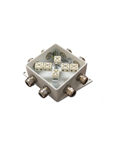 КМ-О (12к*6,0)-IP66-120х120, четыре ввода: Коробка монтажная огнестойкая в Уфе
