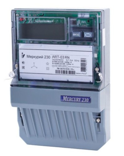 Меркурий 230 ART-01 PQRSIN 3ф 5-60А 1.0/2.0 класс точности, многотарифный (М0000051910). Счетчик электроэнергии. Инкотекс в Уфе