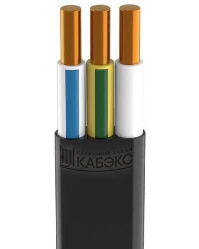 ВВГ-Пнг(А)-LS 3х4 ОК (N PE) 0,66кВ Кабэкс (ТХМ00070641). Кабель силовой, не распространяющий горение, не содержащих галогенов. Кабэкс в Уфе