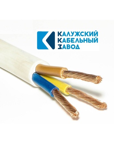 ПВС 3х10,0 белый ГОСТ ККЗ. Провод со скрученными жилами. ККЗ (Калужский Кабельный Завод) в Уфе